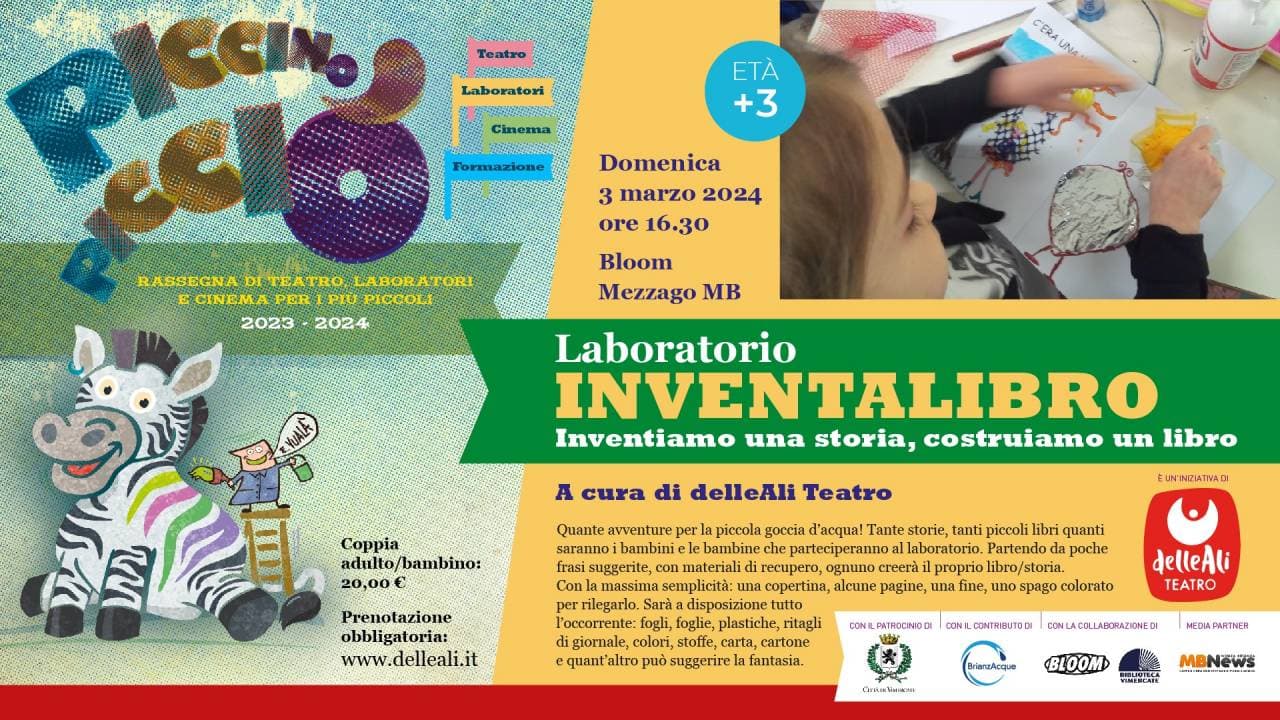 INVENTALIBRO: laboratorio a cura di delleAli Teatro