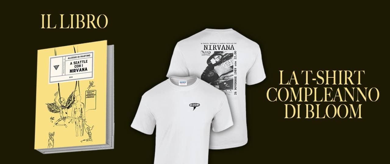 Presentazione di "A Seattle con i Nirvana" & della tshirt celebrativa dedicata alla band