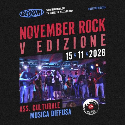 NOVEMBER ROCK • V edizione
