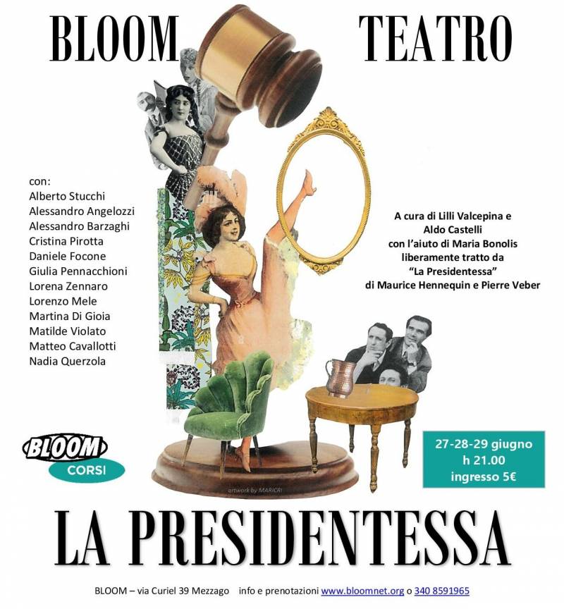 Locandina La presidentessa - Spettacolo teatrale