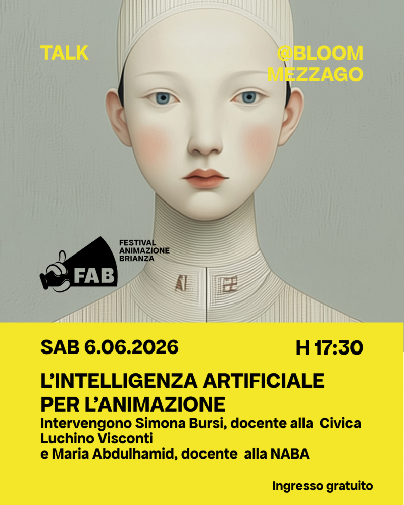 Locandina L’Intelligenza Artificiale per l’Animazione, tra rischi e opportunità