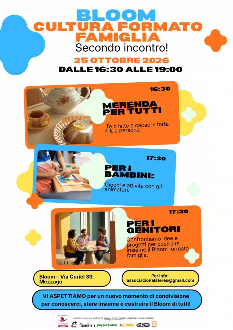 Locandina Cultura Formato Famiglia -  Incontro #2