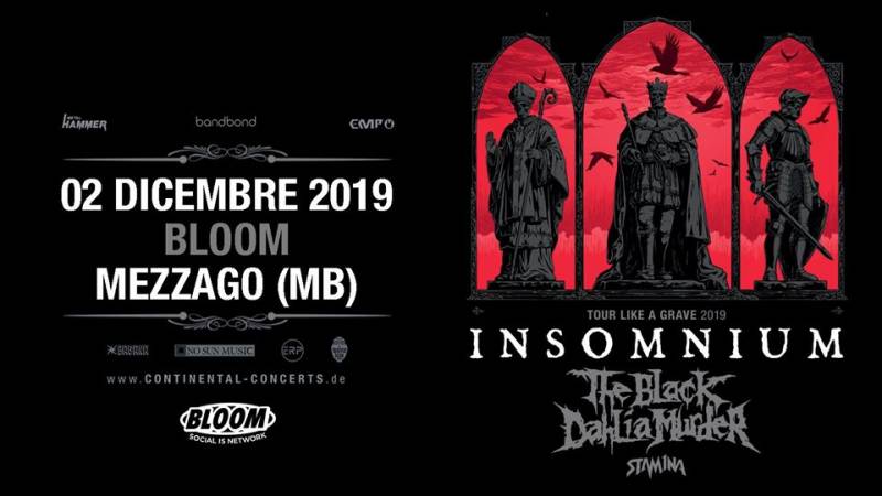 Insomnium + The Black Dahlia Murder + guest