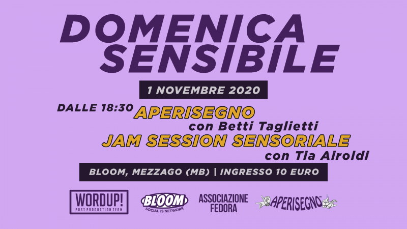 Domenica Sensibile: Aperisegno & Jam Session Sensoriale