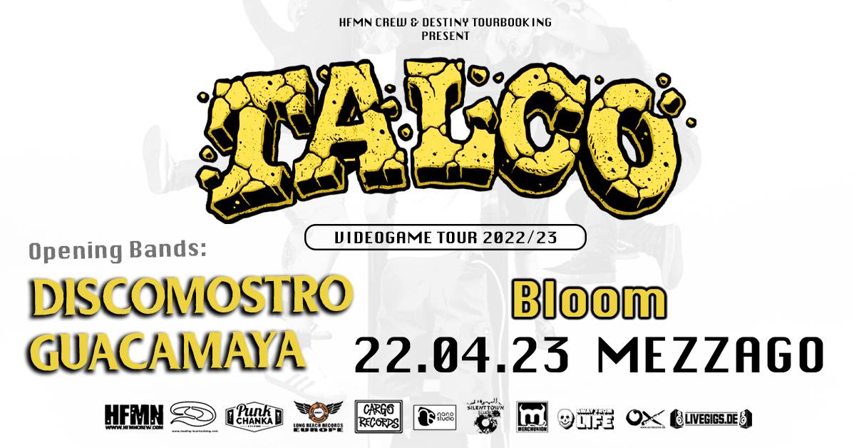 Talco "Videogame Tour" + Discomostro + Guacamaya live