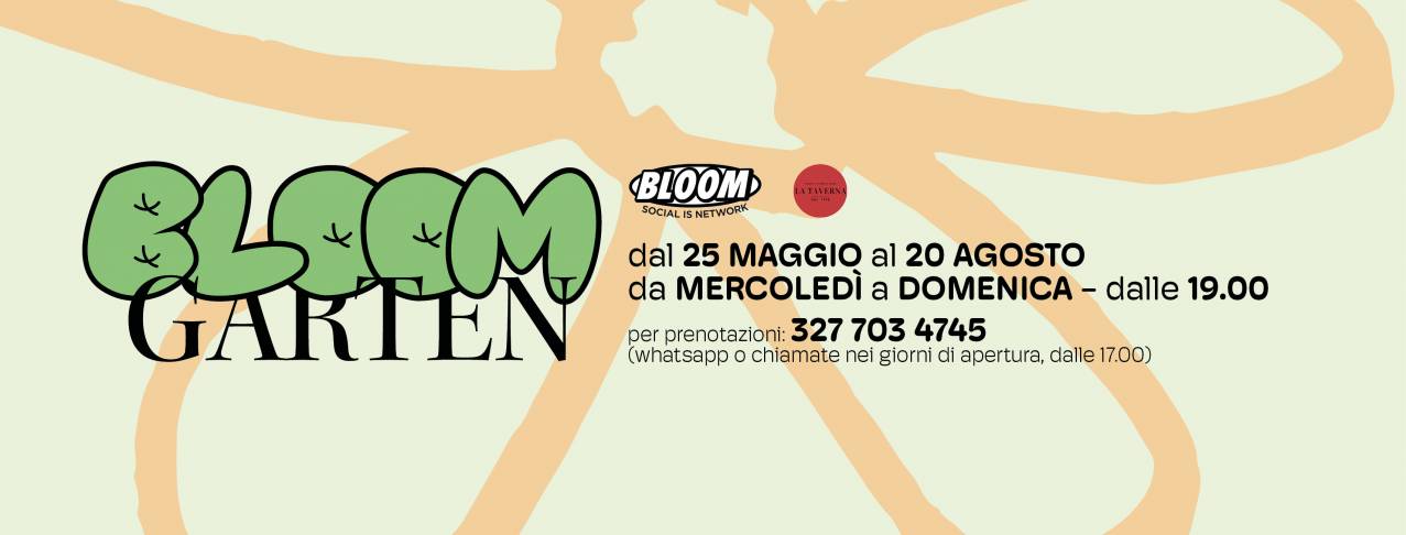 Bloom Garten w/ Bar & Premiata Pizzeria