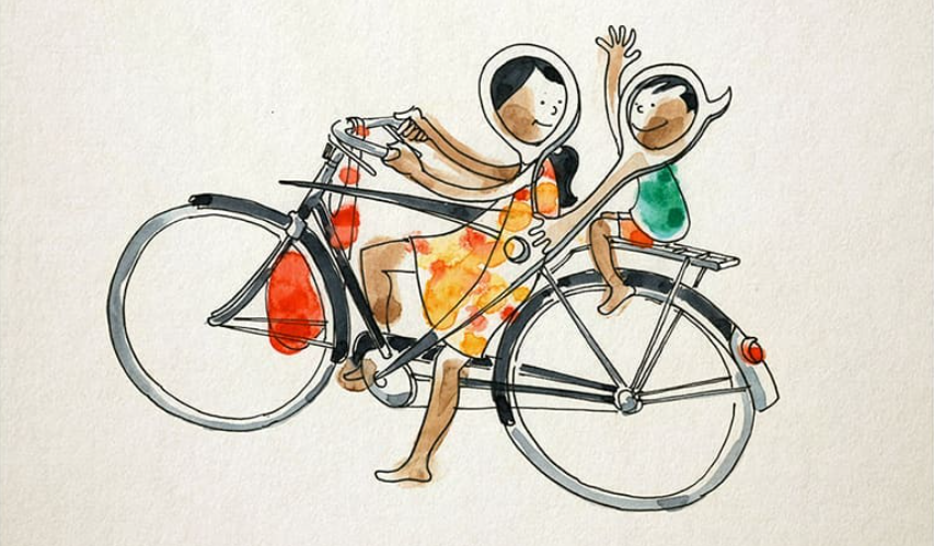 Terrestra 23 | Bicycles Stories from India + acquerelli dal vivo con Allen Shaw