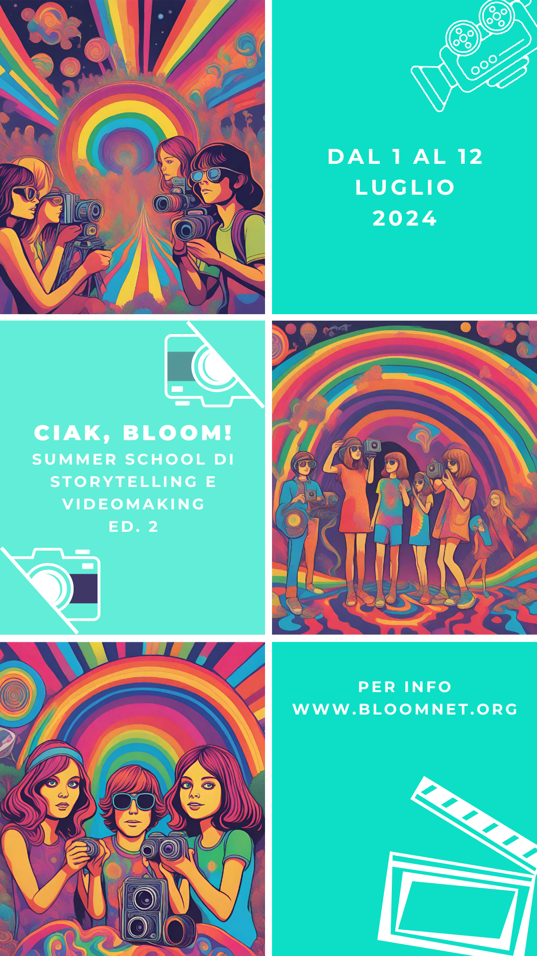 CIAK, BLOOM! Summer School di Storytelling e Videomaking