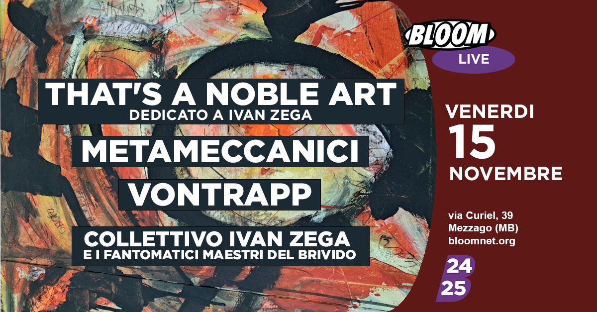 THAT'S A NOBLE ART dedicato a Ivan Zega