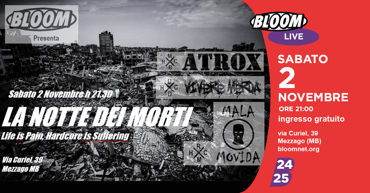 La Notte dei Morti w/ Atrox + Vivere Merda + Mala Movida