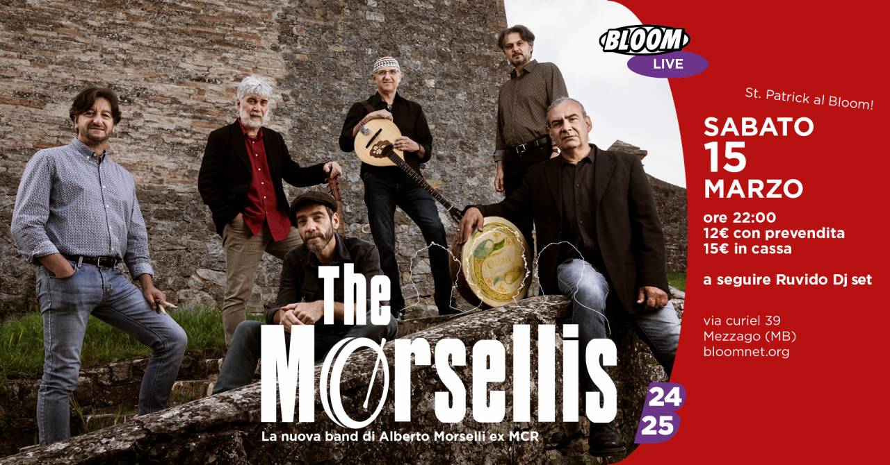 St. Patrick al Boom | The Morsellis live + Ruvid dj set