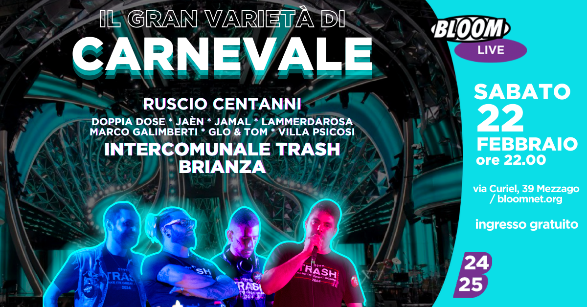 Il Gran Varietà di Carnevale w/ live shows, karaoke & ITB djset