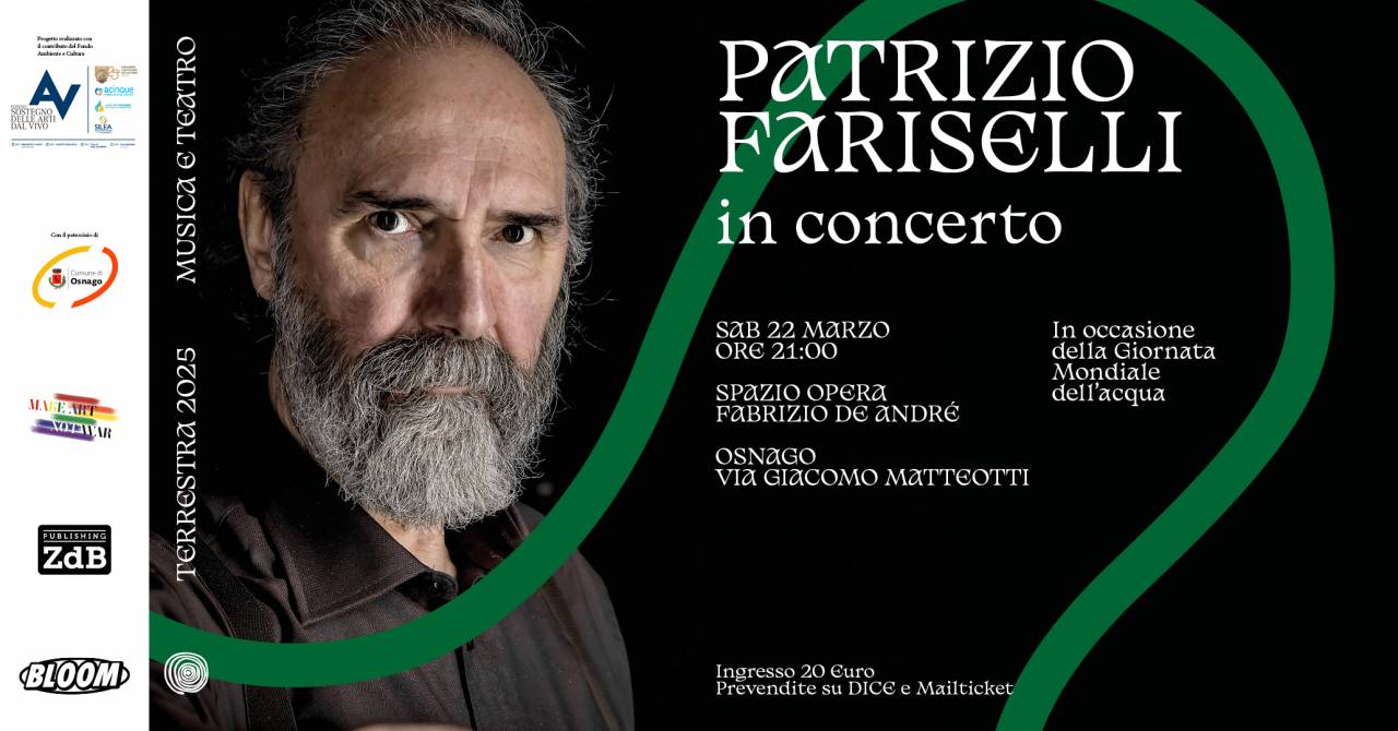 Patrizio Fariselli in concerto in occasione della Giornata Mondiale dell'Acqua