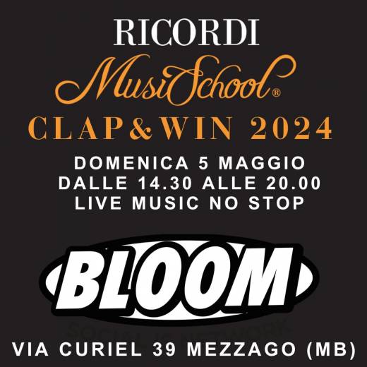Clap & Win 2024 a cura di Ricordi Music School