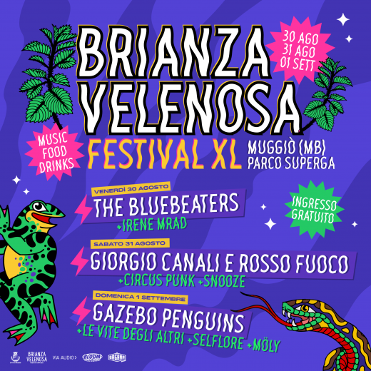 BRIANZA VELENOSA Festival XL @ Muggiò