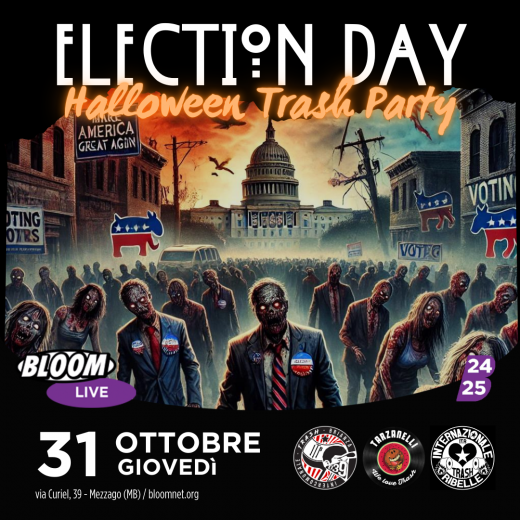 ELECTION DAY: Halloween Trash Party w/ Intercomunale Trash Brianza & Tarzanelli djset