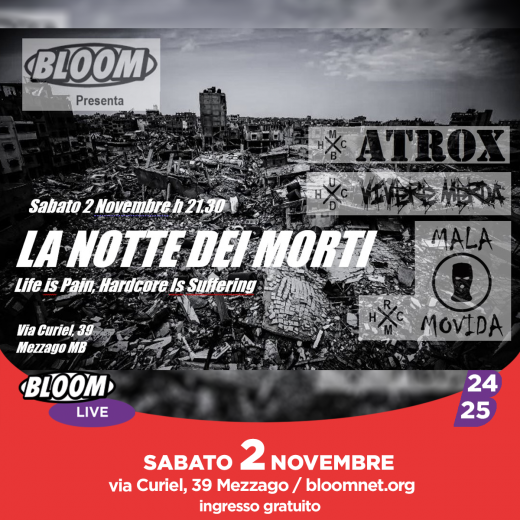 La Notte dei Morti w/ Atrox + Vivere Merda + Mala Movida