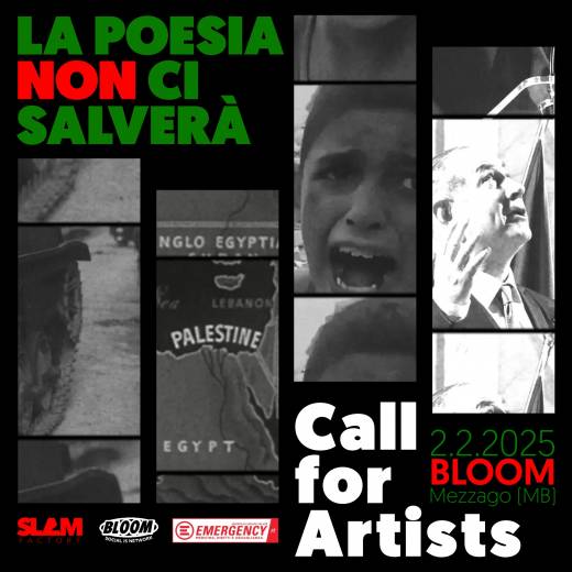 La poesia non ci salverà | CALL FOR ARTISTS