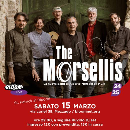 St. Patrick al Boom | The Morsellis live + Ruvid dj set