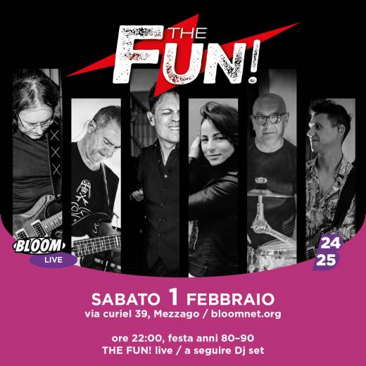 80-90 Saturday Night Party w/ The Fun live & The Coach djset