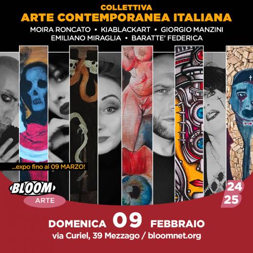 Inaugurazione della mostra "Un'esposizione collettiva di Arte Contemporanea Italiana"