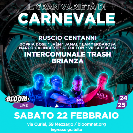 Il Gran Varietà di Carnevale w/ live shows, karaoke & ITB djset