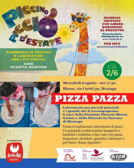 PIZZA PAZZA laboratorio per piccoli pizzaioli