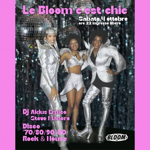 LE BLOOM C'EST CHIC! LE FREAK C'EST BLOOM!